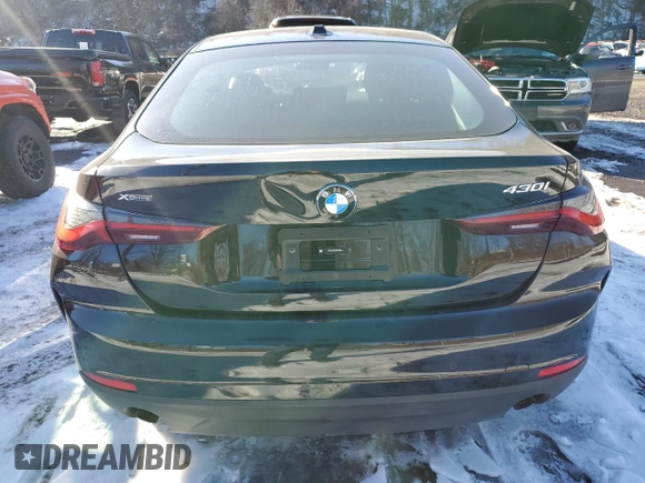 2024 BMW 4 Series 430i xDrive with VIN WBA73AV0XRFT26027, listed as a Copart auction lot 46505255 with 6,684 mi miles and Non Repairable. Bid and sale history available at carsss.com. Image 6.