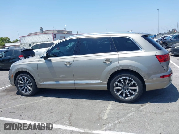 2017 Audi Q7 Premium Plus with VIN WA1LAAF79HD033100, listed as a IAAI auction lot 42614847 with 118,774 mi miles and . Bid and sale history available at DreamBid. Image 14.
