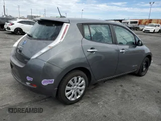 2017 Nissan LEAF SL with VIN 1N4BZ0CPXHC310325, listed as a Copart auction lot 63435333 with 37,787 mi miles. Bid and sale history available at carsss.com. Image 3.