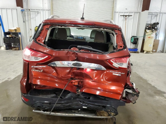 2015 Ford Escape Titanium with VIN 1FMCU9J92FUB98113, listed as a Copart auction lot 48299565 with 167,007 mi miles and Salvage Title. Bid and sale history available at carsss.com. Image 6.