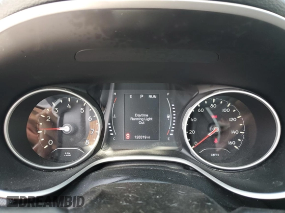 2017 Jeep Compass Latitude with VIN 3C4NJCBB0HT611440, listed as a Copart auction lot 57401485 with 128,319 mi miles and Salvage title. Bid and sale history available at DreamBid. Image 9.