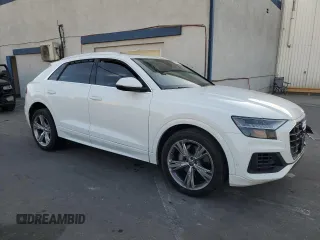 2019 Audi Q8 Prestige with VIN WA1CVAF16KD018075, listed as a Copart auction lot 83216264 with 119,143 mi miles and Salvage title. Bid and sale history available at DreamBid. Image 4.