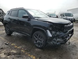 2025 Jeep Compass Limited с VIN 3C4NJDCN0ST540892, выставлен на аукционе Copart как лот 59910355 с пробегом 176 миль миль и Списание • Salvage title. История ставок и продаж доступна на DreamBid. Изображение 4.