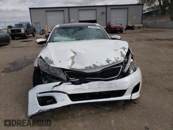 2014 Kia Optima SXL Turbo with VIN 5XXGR4A62EG284722, listed as a Copart auction lot 56189035 with 183,914 mi miles and Salvage title. Bid and sale history available at DreamBid. Image 5.