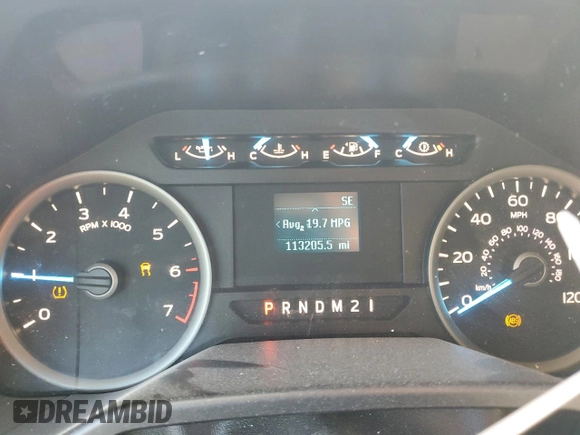 2017 Ford F-150 XL with VIN 1FTEW1CF7HFB11695, listed as a Copart auction lot 45358725 with 113,205 mi miles and Salvage Title. Bid and sale history available at carsss.com. Image 9.