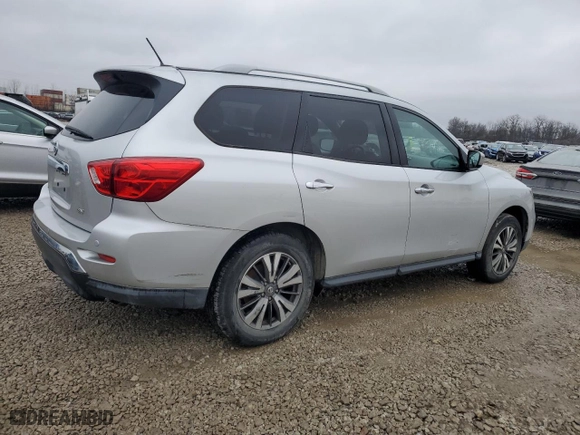 2017 Nissan Pathfinder SV with VIN 5N1DR2MN4HC673551, listed as a Copart auction lot 44277655 with 125,912 mi miles and Clean Title. Bid and sale history available at carsss.com. Image 3.