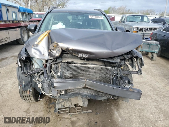 2016 Jeep Compass High Altitude Edition with VIN 1C4NJDEB7GD616849, listed as a Copart auction lot 51132055 with 168,076 mi miles and Salvage Title. Bid and sale history available at carsss.com. Image 5.