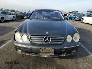 2000 Mercedes-Benz CL-Class with VIN WDBPJ75JXYA004325, listed as a Copart auction lot 86611184 with 148,006 mi miles and Salvage Title. Bid and sale history available at carsss.com. Image 5.