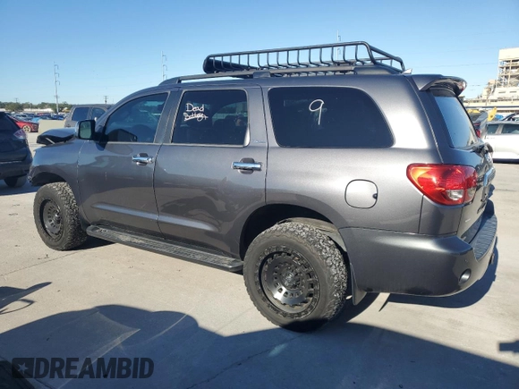 2016 Toyota Sequoia Platinum with VIN 5TDDW5G1XGS138809, listed as a Copart auction lot 80647554 with 0 mi miles and Salvage Title. Bid and sale history available at carsss.com. Image 2.