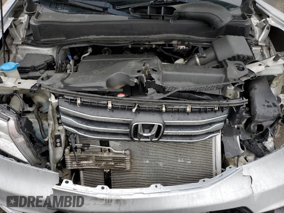 2012 Honda Pilot EX-L with VIN 5FNYF4H58CB016008, listed as a Copart auction lot 59795735 with Not provided miles and Salvage title. Bid and sale history available at DreamBid. Image 12.