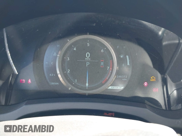 2015 Lexus IS 250 with VIN JTHBF1D25F5056907, listed as a IAAI auction lot 41348874 with 246,372 mi miles and . Bid and sale history available at carsss.com. Image 7.