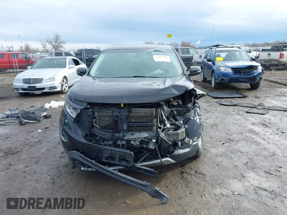 2017 Ford Edge SEL with VIN 2FMPK4J93HBB37551, listed as a IAAI auction lot 41922390 with 87,158 mi miles. Bid and sale history available at carsss.com. Image 13.