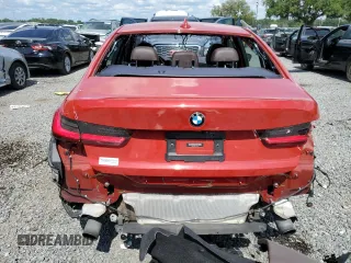2020 BMW 3 Series 330i with VIN 3MW5R1J01L8B44177, listed as a Copart auction lot 53587184 with 54,326 mi miles and Salvage Title. Bid and sale history available at carsss.com. Image 6.