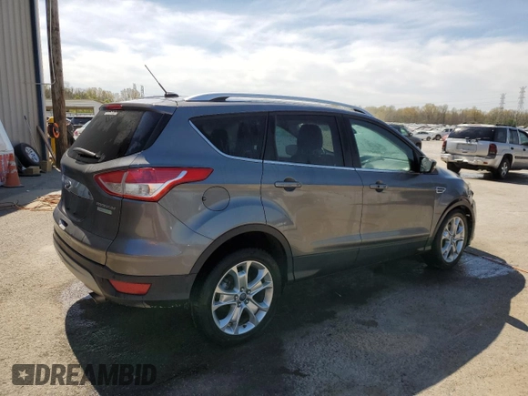 2014 Ford Escape Titanium with VIN 1FMCU0JX9EUE50691, listed as a Copart auction lot 50328735 with 78,696 mi miles and Salvage Title. Bid and sale history available at carsss.com. Image 3.