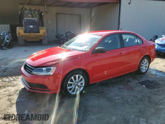 2015 Volkswagen Jetta Sport with VIN 3VWD17AJ5FM205508, listed as a Copart auction lot 45467555 with 112,910 mi miles and Salvage title. Bid and sale history available at DreamBid. Image 1.