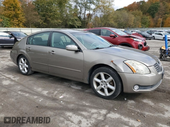 2005 Nissan Maxima 3.5 SL with VIN 1N4BA41E25C810474, listed as a Copart auction lot 76344174 with 198,903 mi miles and Salvage Title. Bid and sale history available at carsss.com. Image 4.