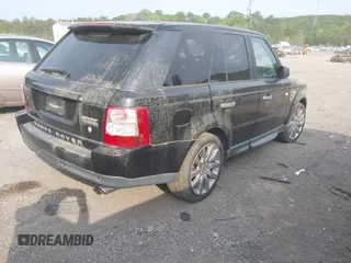 2009 Land Rover Range Rover Sport SC with VIN SALSH23449A203243, listed as a IAAI auction lot 42046645 with 173,858 mi miles. Bid and sale history available at carsss.com. Image 4.