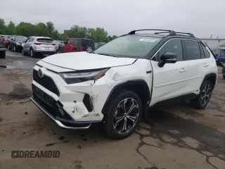 2024 Toyota RAV4 XSE with VIN JTMEB3FV0RD218966, listed as a Copart auction lot 56935885 with 44,908 mi miles and Salvage title. Bid and sale history available at DreamBid. Image 1.