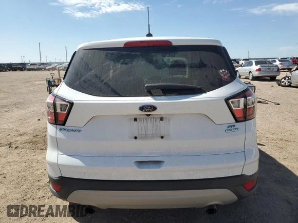 2017 Ford Escape SE with VIN 1FMCU0GD0HUC77693, listed as a Copart auction lot 52730455 with 90,220 mi miles and Salvage Title. Bid and sale history available at carsss.com. Image 6.