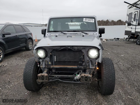2018 Jeep Wrangler JK Unlimited Altitude with VIN 1C4BJWEG2JL916516, listed as a Copart auction lot 89144575 with 87,492 mi miles and Salvage Title. Bid and sale history available at carsss.com. Image 5.