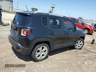 2015 Jeep Renegade Limited with VIN ZACCJBDT1FPB85947, listed as a Copart auction lot 62171715 with 108,749 mi miles and Salvage title. Bid and sale history available at DreamBid. Image 3.