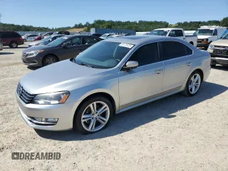 2013 Volkswagen Passat SEL Premium z VIN 1VWCN7A37DC095738, wystawiony jako Copart lot #55173125 z przebiegiem 147 645 mil mil oraz Czysty tytuł • Clean title. Historia ofert i sprzedaży dostępna na DreamBid. Obrazek 1.