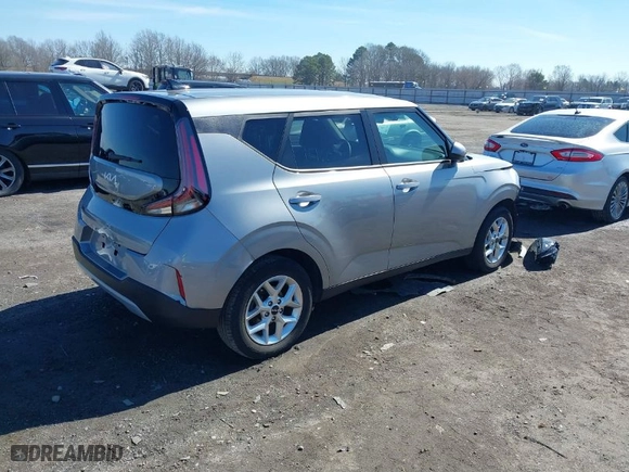 2023 Kia Soul S with VIN KNDJ23AU0P7867966, listed as a IAAI auction lot 41621383 with 14,227 mi miles. Bid and sale history available at carsss.com. Image 4.