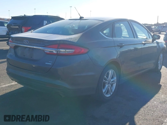 2018 Ford Fusion SE with VIN 3FA6P0HD8JR283073, listed as a IAAI auction lot 41823858 with 61,290 mi miles. Bid and sale history available at carsss.com. Image 4.