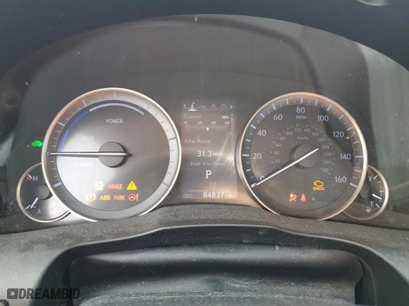2016 Lexus ES 300h Hybrid with VIN JTHBW1GG1G2131483, listed as a Copart auction lot 46378515 with 84,837 mi miles and Salvage Title. Bid and sale history available at carsss.com. Image 9.