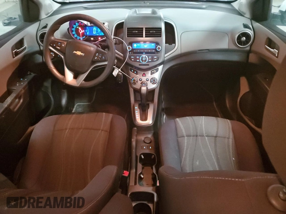 2012 Chevrolet Sonic LT with VIN 1G1JC6SB0C4213341, listed as a Copart auction lot 86681394 with 52,450 mi miles and Salvage Title. Bid and sale history available at carsss.com. Image 8.
