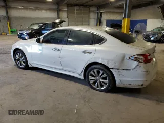 2012 Infiniti M37 with VIN JN1BY1AR1CM390188, listed as a Copart auction lot 74073104 with 188,059 mi miles and Salvage Title. Bid and sale history available at carsss.com. Image 2.
