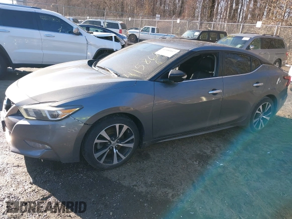 2018 Nissan Maxima SV with VIN 1N4AA6AP9JC402007, listed as a IAAI auction lot 41586817 with 145,870 mi miles. Bid and sale history available at carsss.com. Image 22.