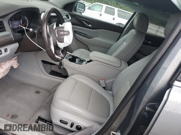 2021 GMC Acadia SLT with VIN 1GKKNML48MZ142280, listed as a Copart auction lot 72833214 with 57,237 mi miles and Salvage Title. Bid and sale history available at DreamBid. Image 7.