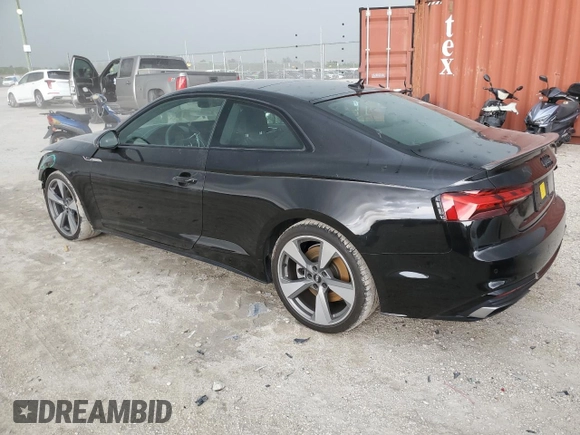 2020 Audi A5 Premium Plus z VIN WAUTNAF55LA003821, wystawiony jako Copart lot #60146443 z przebiegiem 8 100 mil mil oraz . Historia ofert i sprzedaży dostępna na DreamBid. Obrazek 2.