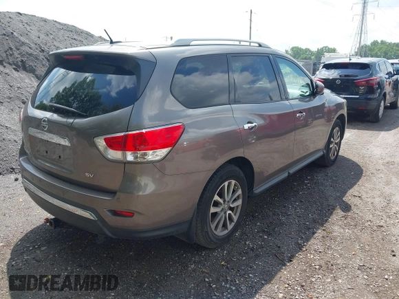 2014 Nissan Pathfinder SL with VIN 5N1AR2MN5EC657311, listed as a IAAI auction lot 42741251 with 163,382 mi miles and . Bid and sale history available at DreamBid. Image 4.