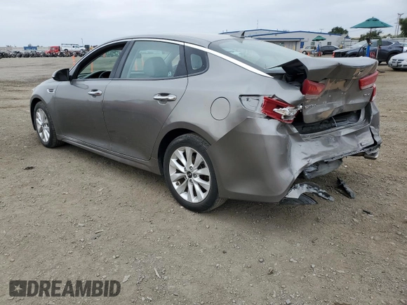 2016 Kia Optima EX with VIN 5XXGU4L32GG088462, listed as a Copart auction lot 85498164 with 35,611 mi miles and Salvage Title. Bid and sale history available at carsss.com. Image 2.