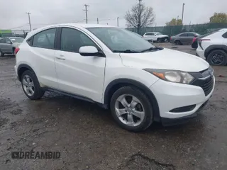 2016 Honda HR-V LX with VIN 3CZRU6H36GM720224, listed as a IAAI auction lot 42019140 with 94,595 mi miles. Bid and sale history available at carsss.com. Image 1.