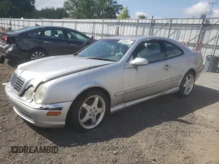 2002 Mercedes-Benz CLK 320/430 with VIN WDBLJ70G92F201684, listed as a Copart auction lot 58560824 with 92,983 mi miles and Non Repairable. Bid and sale history available at DreamBid. Image 1.