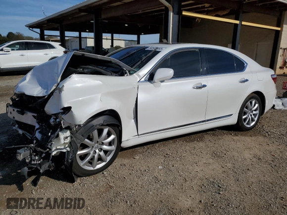 2009 Lexus LS 460 with VIN JTHBL46F995086717, listed as a Copart auction lot 50506665 with 98,362 mi miles and Salvage title. Bid and sale history available at DreamBid. Image 1.