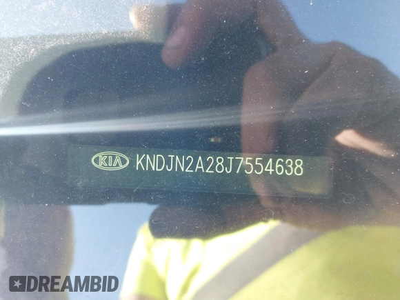 2018 Kia Soul with VIN KNDJN2A28J7554638, listed as a IAAI auction lot 41475192 with 48,869 mi miles. Bid and sale history available at carsss.com. Image 9.