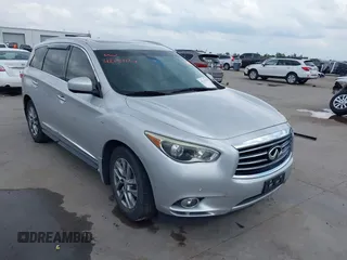 2015 Infiniti QX60 with VIN 5N1AL0MM7FC506839, listed as a IAAI auction lot 42134124 with 103,542 mi miles and . Bid and sale history available at DreamBid. Image 1.