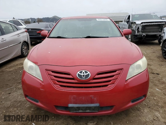 2007 Toyota Camry CE with VIN 4T1BE46K67U117249, listed as a Copart auction lot 44973295 with 294,108 mi miles and Salvage Title. Bid and sale history available at DreamBid. Image 5.