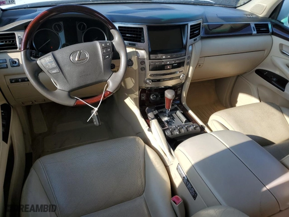 2013 Lexus LX 570 with VIN JTJHY7AX0D4131456, listed as a Copart auction lot 75629334 with 183,565 mi miles and Salvage Title. Bid and sale history available at carsss.com. Image 8.