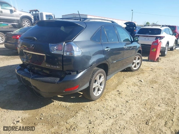 2008 Lexus RX 400h with VIN JTJHW31U282046558, listed as a IAAI auction lot 41864336 with 187,792 mi miles. Bid and sale history available at carsss.com. Image 4.