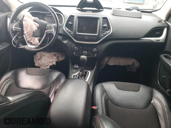 2017 Jeep Cherokee Trailhawk L Plus with VIN 1C4PJMBB7HW500120, listed as a Copart auction lot 84458794 with 157,311 mi miles and Salvage Title. Bid and sale history available at carsss.com. Image 8.