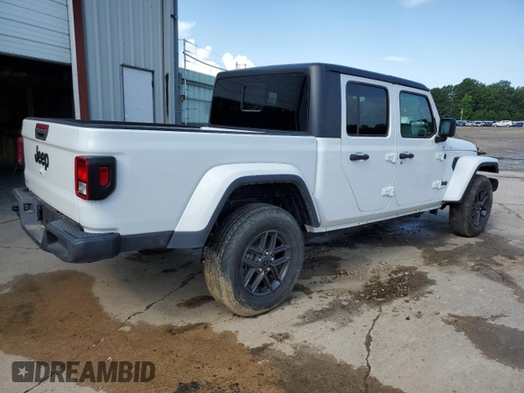 2024 Jeep Gladiator Sport S z VIN 1C6HJTAG1RL120129, wystawiony jako Copart lot #52415555 z przebiegiem 9 979 mil mil oraz Szkoda całkowita • Salvage title. Historia ofert i sprzedaży dostępna na DreamBid. Obrazek 3.