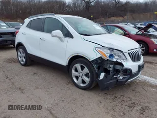 2016 Buick Encore Leather with VIN KL4CJCSB0GB748573, listed as a IAAI auction lot 41286735 with 68,266 mi miles. Bid and sale history available at carsss.com. Image 1.