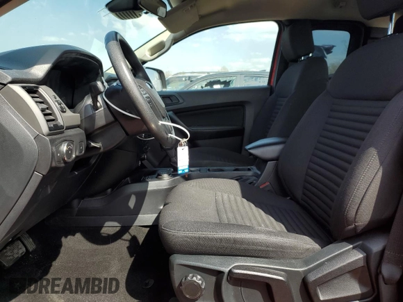2021 Ford Ranger XL with VIN 1FTER1FH6MLD55273, listed as a Copart auction lot 54147975 with 44,139 mi miles and Salvage title. Bid and sale history available at DreamBid. Image 7.