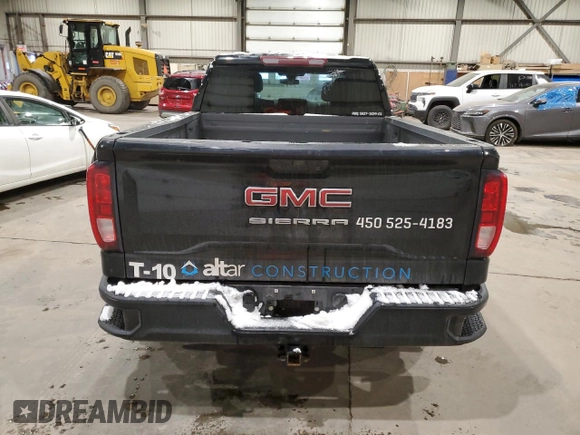 2022 GMC Sierra 1500 with VIN 1GTR9AED4NZ181850, listed as a Copart auction lot 87044594 with 117,969 mi miles and Salvage Title. Bid and sale history available at DreamBid. Image 6.