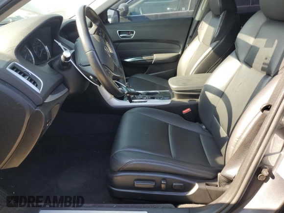 2019 Acura TLX with VIN 19UUB1F32KA010711, listed as a Copart auction lot 41838155 with 0 mi miles and Salvage Title. Bid and sale history available at carsss.com. Image 7.